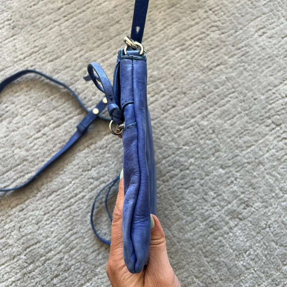 Botkier Blue Leather Crossbody Bag